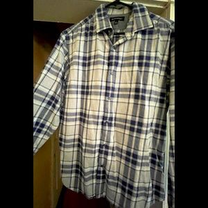 Banana Republic, button down plaid dress shirt